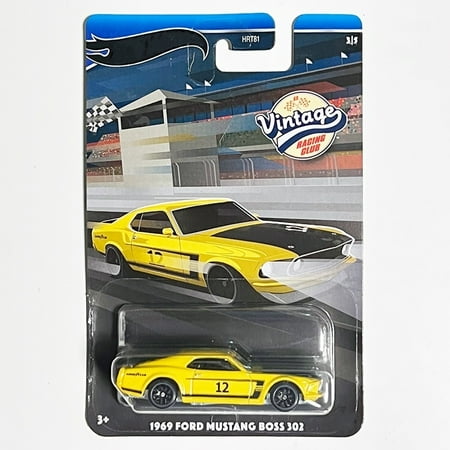 HW Vintage Racing Club #3 1969 Ford Mustang Boss 302 HRT81