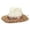 Khaki, variant on Summer Fashion Seaside Holiday Leisure Trend Panama Style Sun Hat Orange One Size