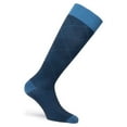 thumbnail image 1 of Jobst Chaussettes à Motif Décontracté - 20-30 mmHg Bleu Océan Grand, 1 of 2