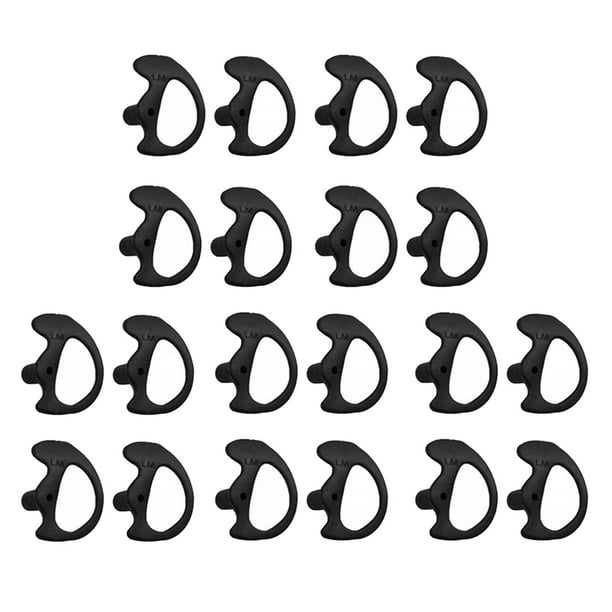 Soft Open Radio 10 Pares De Tapones Para Los Oídos Izquierdos Para Wouxun Radio Bidireccional Sunnimix Tapón para los oídos del auricular del molde del oído izquierdo