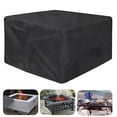 thumbnail image 2 of Coolmade Fire Pit Cover - Waterproof 600D Heavy Duty Square Patio Fire Pit Table Cover Black - 36 x 36 inch, 2 of 8