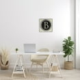 thumbnail image 2 of Letter B Initial Vintage Typewriter Key Shape Typography Framed Art Print Wall Art, 17x17, 2 of 5