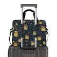 thumbnail image 2 of FORMRS 16" Laptop Bag Carrying Sleeve Case with Handle Travel Shoulder Briefcase, Orange Fireflies Pattern, 2 of 8
