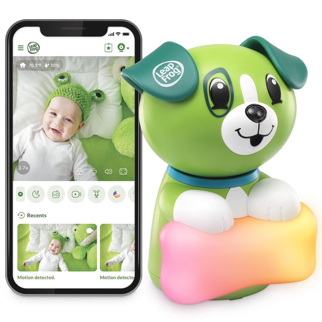 LeapFrog Scout LF2911 Monitor de Acceso Remoto para bebé Cámara panorámica inclinable 360 Grados