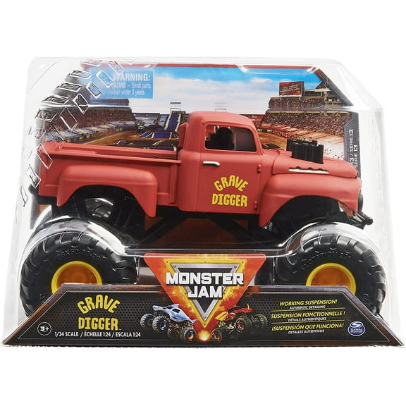 Monster Jam Grave Digger (Red) 1:24 Scale Monster Truck