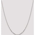 thumbnail image 5 of Sterling Silver 2.75mm Diamond-Cut Forzantina Cable Chain (24 X 2.75) Made In Italy qpe15-24, 5 of 5