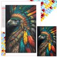 thumbnail image 1 of Con Cuentas Cuadradas 5D DIY Kit Águila Siberiana Del 50x75cm, 1 of 9
