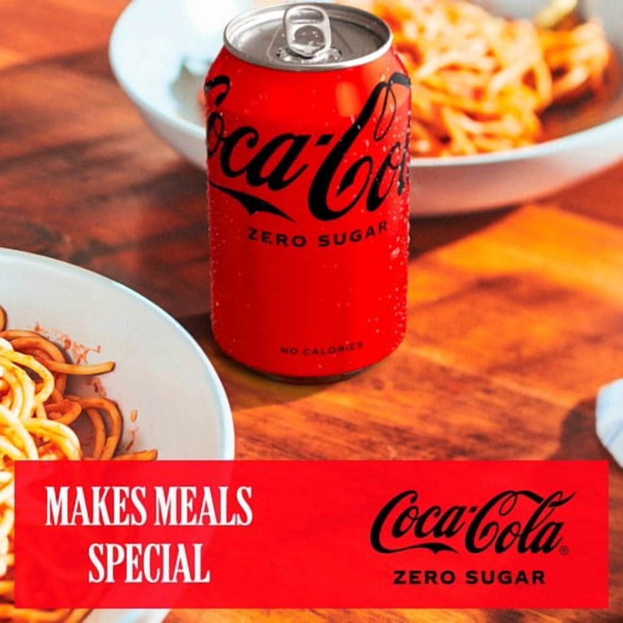 Coca-Cola Zero Sugar 4 x 330ml, British Import (Pack of 2)