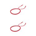 thumbnail image 3 of Minnieouse Pulseras tejidas amor nudo de la suerte cuerda mano cuerda brazaletes pulseras joyería mujeres hombres pareja amante regalos Rojo 2piezas, 3 of 6