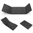 thumbnail image 1 of Teclado inalámbrico Bluetooth portátil plegable negro, 1 of 2