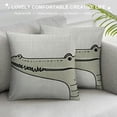 thumbnail image 3 of Qinduosi Cartoon Animal Pillow Covers Kids Pillowcase Inch Set of Throw Pillow Covers Set Throw Cushion Case for Sofa Couch Home Decor School Cushion Case(Hippo, Giraffe, Lion, Crocodile), 3 of 5