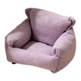 thumbnail image 4 of HILABEE Dollhouse Couch 1/12 Scale Accessory High Performance Multipurpose Arm Chair Purple, 4 of 9