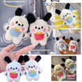 thumbnail image 3 of 3 piezas de babero de peluche de dibujos animados Pacha Dog colgante de bolso escolar para niña muñeca creativa de peluche, 3 of 7