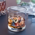 thumbnail image 3 of Freedom Pomeranian on Independence Day 4th of July 11oz Whiskey Glass Mug Pom Dog Lover Gifts Whiskey Cocktail Glasses Cup - 01005, 3 of 5