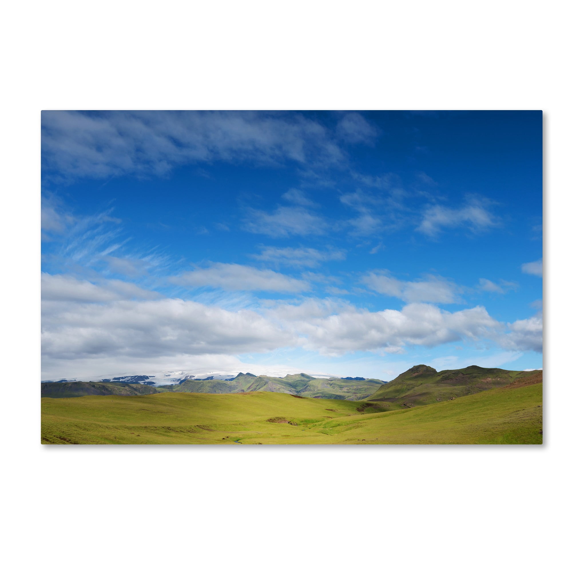 Trademark Fine Art 'Clouds Over Glacier' Canvas Art by Philippe Sainte-Laudy