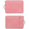 thumbnail image 7 of RAINYEAR 16 Inch Laptop Sleeve Case Specially Compatible with 2022 2021 16" MacBook Pro A2141 A2485 M1,Handbag with Handle Strap Front Pocket Briefcase Polyester Waterproof Carrying Bag, Pink, 7 of 7