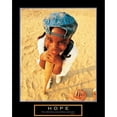 thumbnail image 3 of Unknown 12x14 Black Modern Framed Museum Art Print Titled - Hope - Girls Baseball, 3 of 5