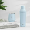 thumbnail image 4 of JoyJolt Vacuum Insulated Stemless Wine Tumbler with Lid - 12 oz - Blue, 4 of 7