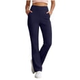 thumbnail image 2 of SeekIslan Women's Bootcut Yoga Pants High Waist Work Pants with Side Pockets for Casual Office Daily, 2 of 9