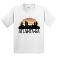 thumbnail image 3 of Inktastic Atlanta Georgia Skyline Vintage Youth T-Shirt, 3 of 5