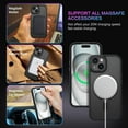 thumbnail image 2 of for iPhone 15  Case with Invisible Stand [Compatible with Magsafe], Full Body Cover Slim Transparent Shockproof Phone Case for Apple iPhone 15 6.1", Black, 2 of 16