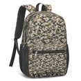 thumbnail image 2 of 17 Inch Lightweight Backpack,PVC Waterproof Oxford Fabric, Ergonomically Designed, with Large Capacity, Camouflage Print, 2 of 5