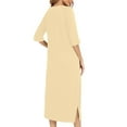 thumbnail image 6 of LADIGASU Women's Winter Warm Nightgown And Winter Nightdress Zip With Pokets Loose Pajamas, 6 of 6