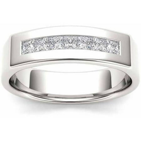 Imperial 1/2 Carat T.W. Diamond Men's 14kt White Gold Wedding Band