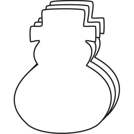 

Magnets - Large Single Color Snowman