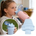 thumbnail image 2 of Botella térmica de acero inoxidable con tapa de silicona a prueba de fugas, ideal para actividades deportivas al aire libre, 2 of 5