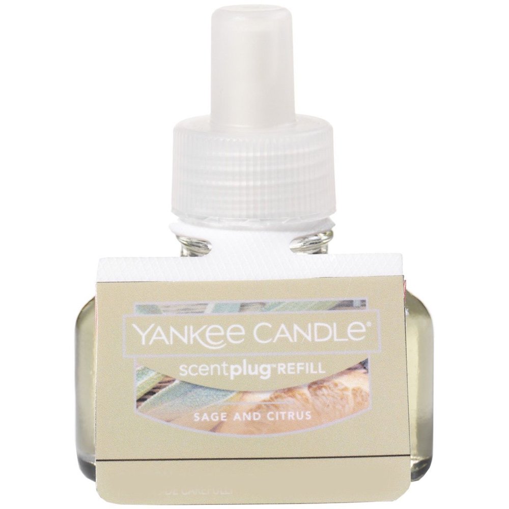 Yankee Candle Sage & Citrus ScentPlug Air Freshener Refill, Fresh