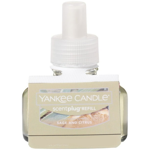 Yankee Candle Sage & Citrus ScentPlug Air Freshener Refill, Fresh