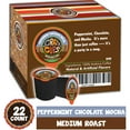 thumbnail image 2 of Crazy Cups Decaf Peppermint Chocolate Mocha Flavored Coffee Single Serve K-Cups, 22 Ct, 2 of 6