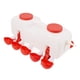 thumbnail image 5 of Bebedero automático para pollos de 10 l, grandes vasos para aves de corral con 10 cuencos para patos y gansos., 5 of 14