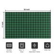 thumbnail image 5 of Green Black Checkerboard Checkered Pattern Door Rugs,Washable Non Slip Door Mats Indoor,Decorative Door Mats,Entry Mat Indoor for Entrance,Bedroom,Kitchen,Bathroom,17"x30", 5 of 6