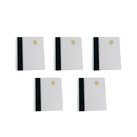 TAPDRA 10-Pack Smart Cards with Sle4442 Chip & HICO Mag Strip for Access Control, Inkjet Printable