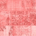 thumbnail image 1 of Ahgly Company Indoor Square Patchwork Red Transitional Area Rugs, 5' Square, 1 of 4
