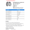 thumbnail image 2 of Front Brake Rotor Set - Compatible with 2020 - 2023 Genesis G70 2021 2022, 2 of 2