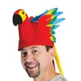thumbnail image 2 of 6 Pack Beistle Luau Party Plush Parrot Hat, 2 of 9