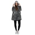 thumbnail image 3 of Sudadera Cobija AGBOX Gris con Capucha y Borrega | para Máximo Confort | Ideal para Descanso y Días Fríos, 3 of 5
