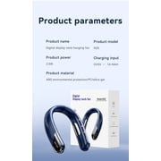 Portable Neck Air Conditioner, TEC Ice Porcelain Cooling, 3.0 Personal Cooler Fan for Outdoor, Office, Travel