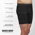 thumbnail image 2 of Calzoncillo bóxer adidas de microfibra para hombre, paquete de 3, color negro/ónix XXL, 2 of 5