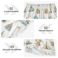 thumbnail image 3 of Women's Silk Pajama Shorts Camera Rabbit Elephant Pajama Shorts Women's Casual Pajama Shorts with Pockets, 3 of 6
