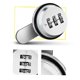 thumbnail image 4 of XT20 Combination Cam Lock Zinc Alloy Password Coded Lock Security Locks 3-Digit Rotary Tongue Lock for Safety of Cabinet Drawer Cupboard Closet Box, 4 of 5