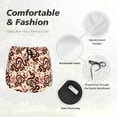 thumbnail image 5 of Disketp Snake Print Women's Shorts Workout Shorts for Athletic Gym Running Shorts with Phone Pockets X-Large, 5 of 8