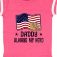 thumbnail image 4 of Inktastic Military Daddy Always My Hero Boys or Girls Baby Bodysuit, 4 of 5