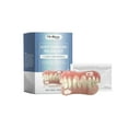 thumbnail image 2 of FeiKong Kit de rebase de prótesis dentales blandas, kit de prótesis dentales, juego de dientes, prótesis dentales a presión, prótesis dentales de silicona, prótesis superior e inferior, 2 of 5