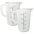 thumbnail image 3 of WHAMVOX 2 Pcs Large Measuring Cup Set Clear Measuring Cup 13X9CM Transparent, 3 of 8