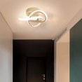 thumbnail image 2 of pitrice LED Ceiling Light Lighting Fixture Lamp Bathroom Flush Ceiling Light Pendant Mount Simple for Entrance Aisle warm diameter 24cm, 2 of 8