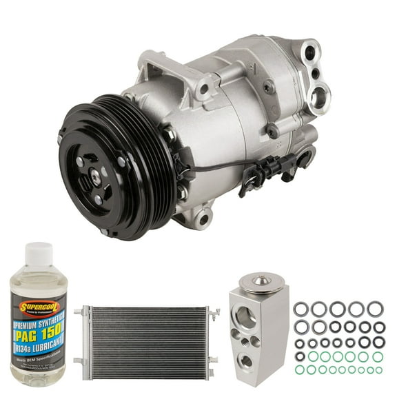 A/C Kit w/ AC Compressor Condenser & Drier For Chevy Cruze 1.4T 2012 2013 2014 2015 - BuyAutoParts